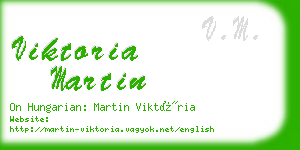 viktoria martin business card